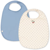 Konges Sløjd Navy Dot/Rain Washed 2 Pakke Dinner Smekke