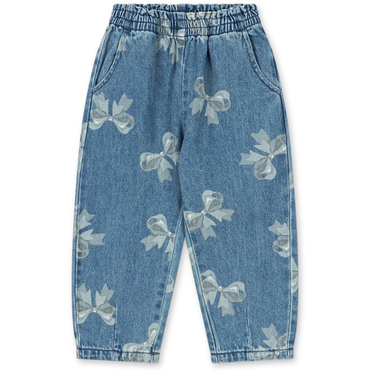 Konges Sløjd x Luksusbaby Bella Bow Blu Magot Frill Bukser Gots