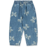 Konges Sløjd x Luksusbaby Bella Bow Blu Magot Frill Bukser Gots