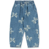 Konges Sløjd x Luksusbaby Bella Bow Blu Magot Frill Bukser Gots