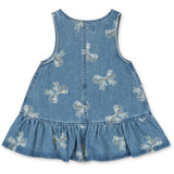Konges Sløjd x Luksusbaby Bella Bow Blu Magot Frill Kjole Gots