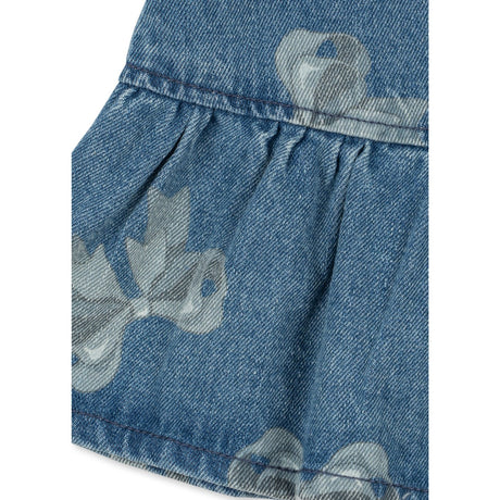 Konges Sløjd x Luksusbaby Bella Bow Blu Magot Frill Kjole Gots