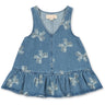 Konges Sløjd x Luksusbaby Bella Bow Blu Magot Frill Kjole Gots