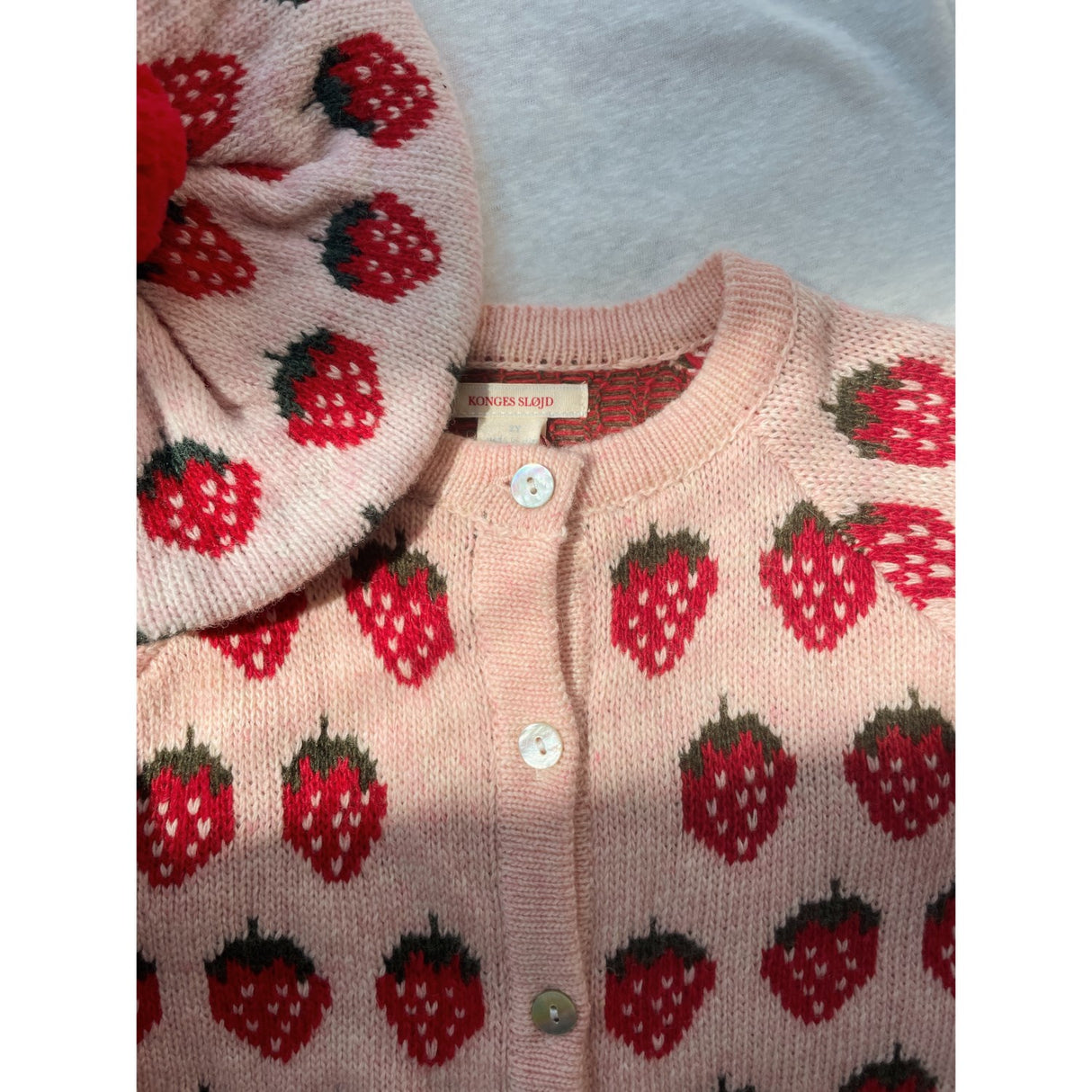 Konges Sløjd Strawberry Belou Strikk Cardigan