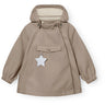 Mini A ture Grey Brown Matwai Softshell Jacket. Grs