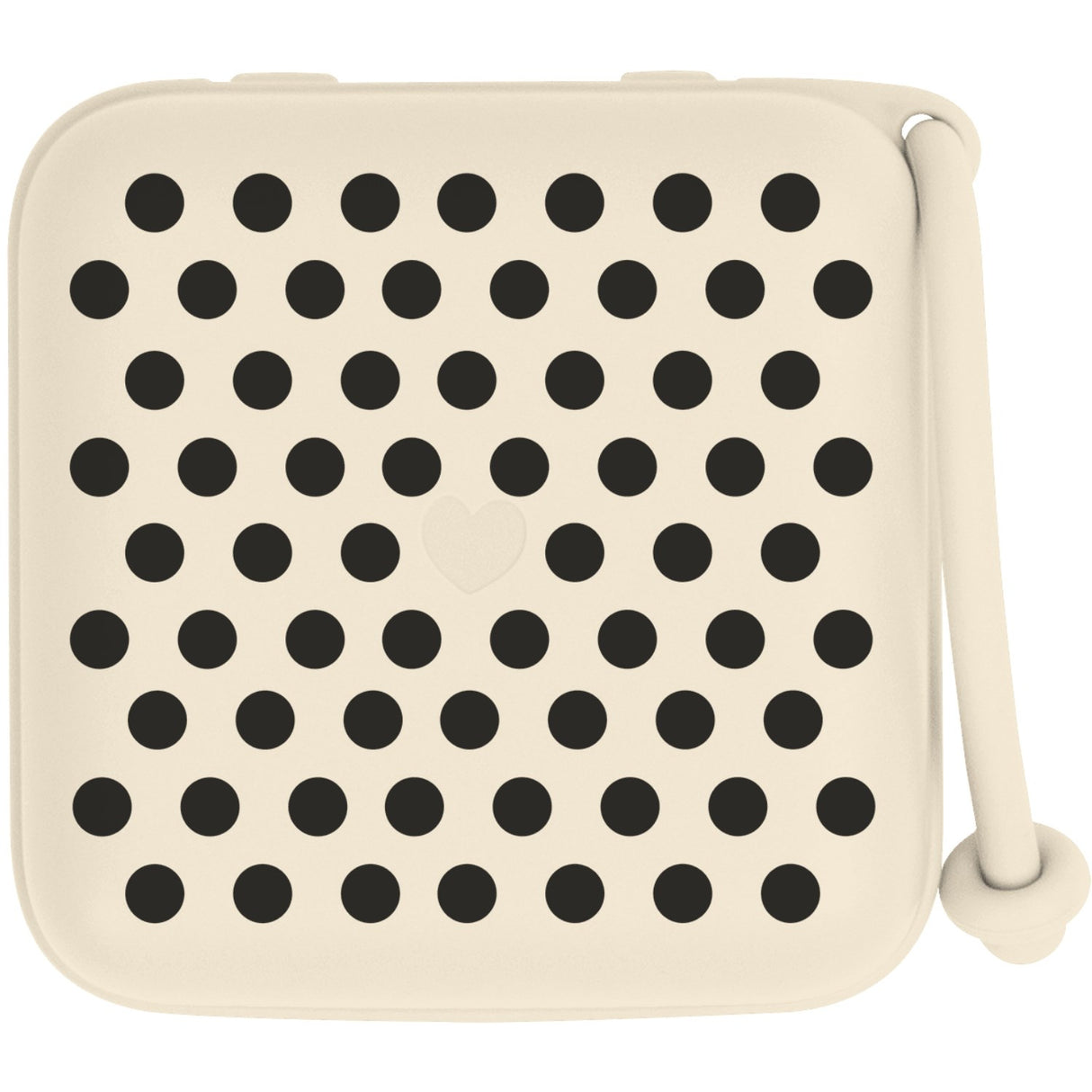 Bibs Ivory Black Studio Smokk Box Polka Ivory Black