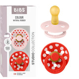 Bibs Blossom/Candy Apple Smokk Studio Colour 2-Pakning Polka Latex
