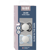 Bibs Iron Glow/Baby Blue Glow Smokk Supreme 2-Pakning Silikon