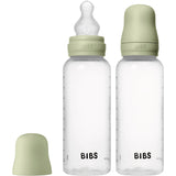 Bibs Sage Baby Flaske Round Silikon 2-Pakning 270 Ml Medium Flow
