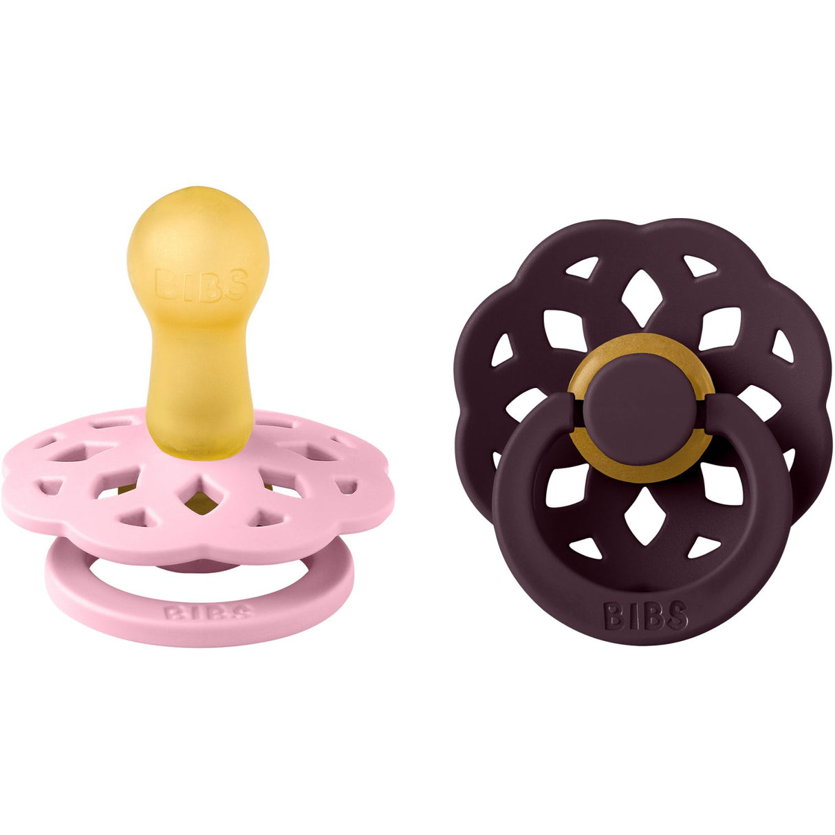 Bibs Pink/Plum Smokk Boheme 2-Pakning Latex