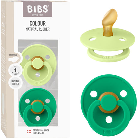 Bibs Matcha/Cactus Smokk Colour 2-Pakning Anatomical Latex