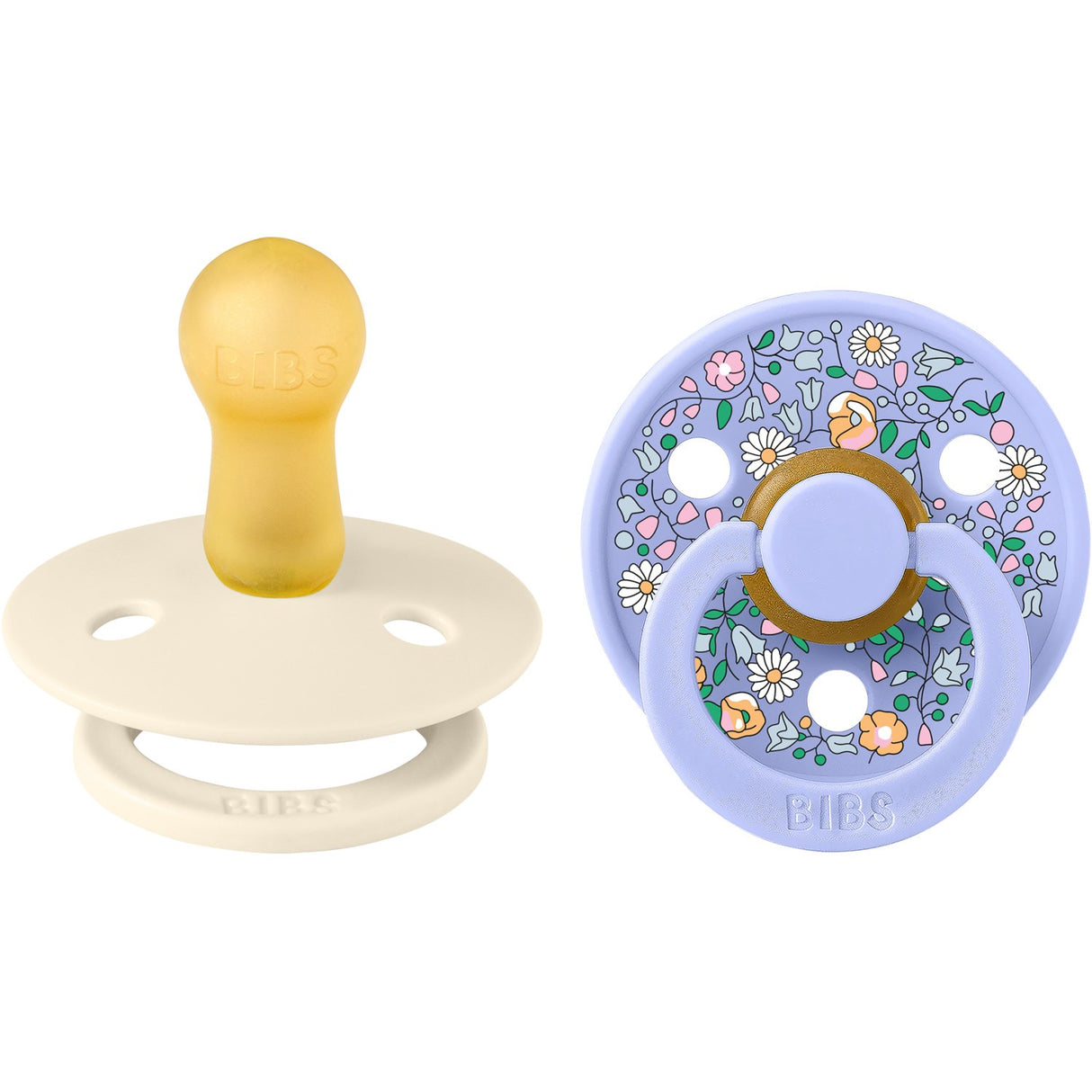 Bibs X Liberty Ivory Mix Smokk Colour 2-Pakning Chloe Meadow Latex