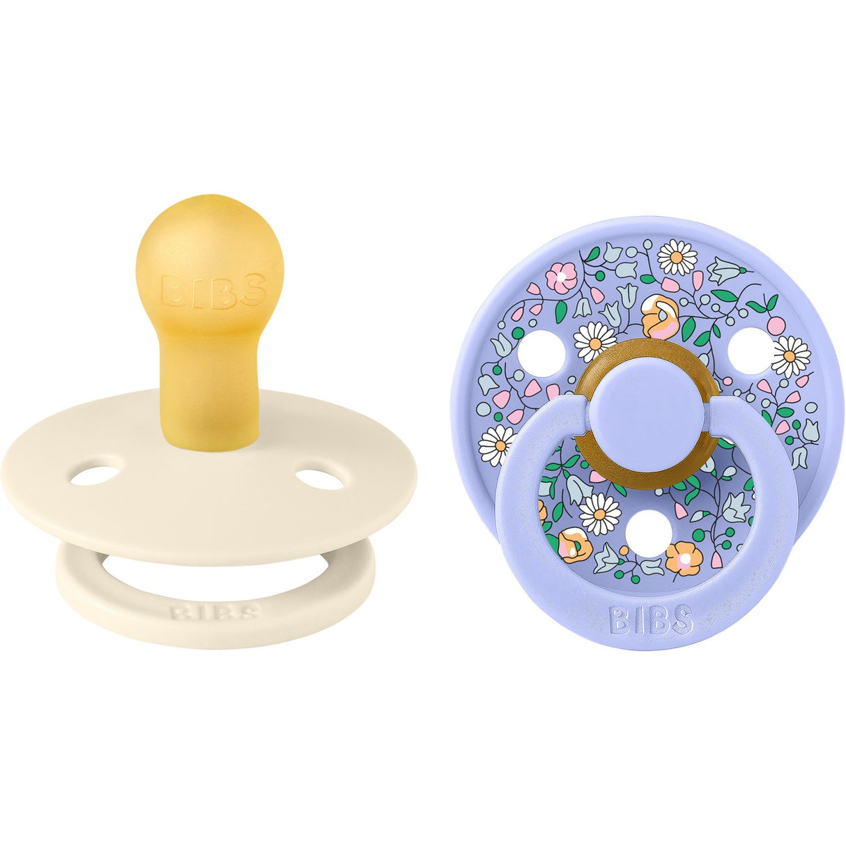 Bibs X Liberty Ivory Mix Smokk Colour 2-Pakning Chloe Meadow Latex