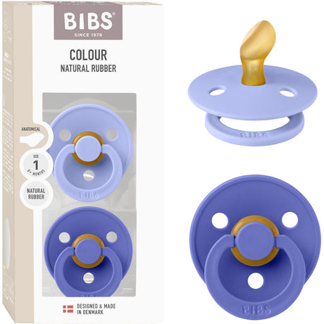 Bibs Hush/Grape Smokk Colour 2-Pakning Anatomical Latex