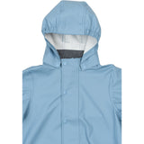 Mikk-Line Faded Denim Pu Rain Sett W/O Susp.