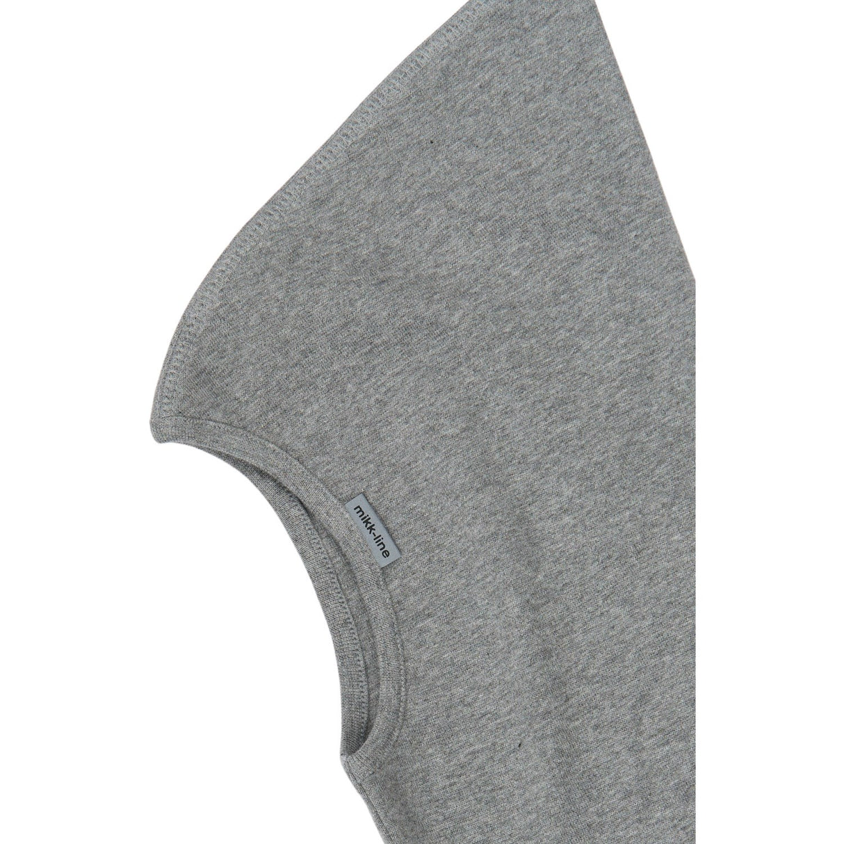 Mikk-Line Light Grey Melange Bomull Fullface Tip