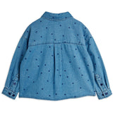 Mini Rodini Blue Lw Denim Dots AOP Ls Skjorte