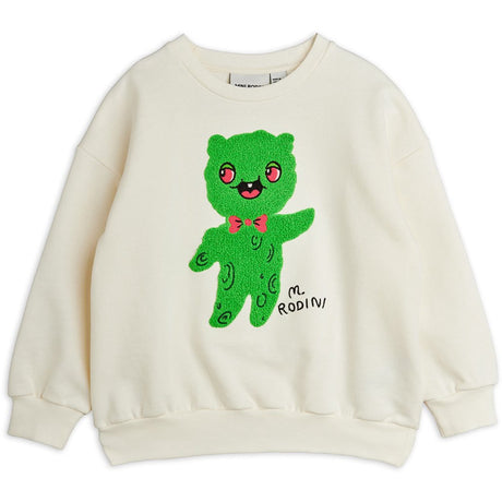 Mini Rodini Off-white Alien Chenille Collegegenser