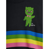 Mini Rodini Black Alien Stripe Sp Collegegenser