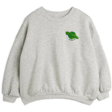 Mini Rodini Grey Melange Planet Emb Collegegenser