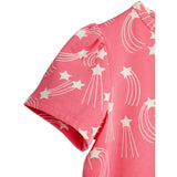 Mini Rodini Pink Starfall AOP Puff Sleeve Ss Topp