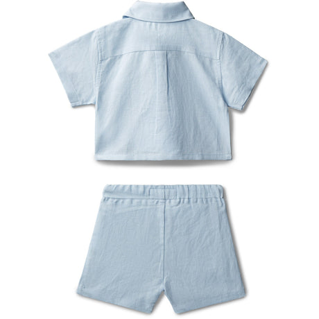 Calvin Klein Breezy Blue Woven Kort Sett