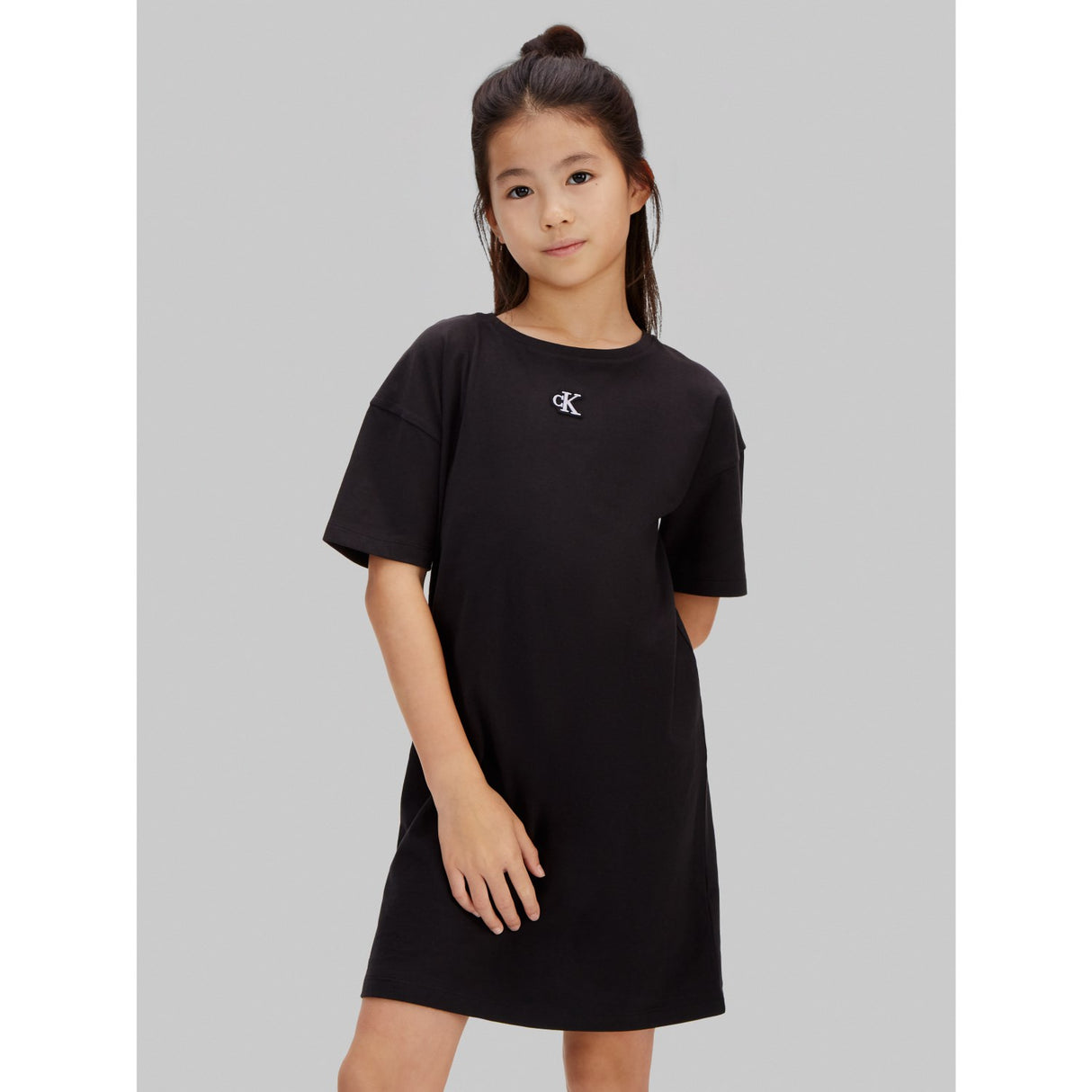 Calvin Klein 1716 Black Ck Monogram Tee Kjole