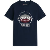 Tommy Hilfiger Dark Night Navy Basketball Graphic T-Shirt
