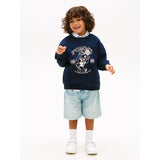 Tommy Hilfiger Dark Night Navy Lb Printed Graphic Collegegenser