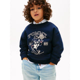 Tommy Hilfiger Dark Night Navy Lb Printed Graphic Collegegenser