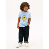 Tommy Hilfiger Sweet Blue Lb Fun Print Graphic T-Shirt
