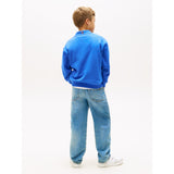 Tommy Hilfiger Empire Blue Monotype Graphic Collegegenser