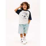 Tommy Hilfiger Light Grey Heather Lb Sports Graphic T-Shirt