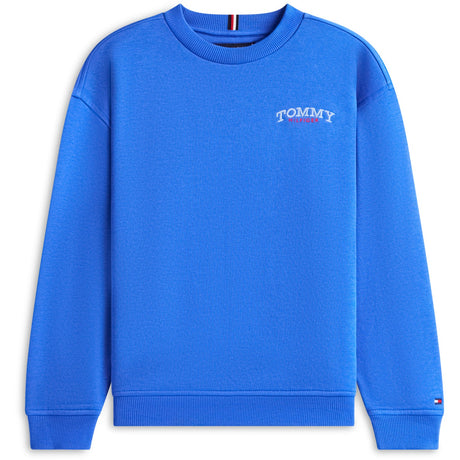 Tommy Hilfiger Empire Blue Monotype Graphic Collegegenser