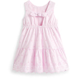 Tommy Hilfiger Pearly Pink Lg Broderie Anglaise Bue Kjole
