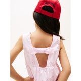 Tommy Hilfiger Pearly Pink Lg Broderie Anglaise Bue Kjole
