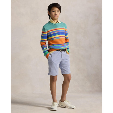 Polo Ralph Lauren Blue Seersucker Preppy Shorts