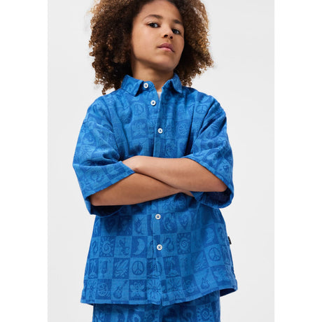 Molo Symbol Check Richie Bluse