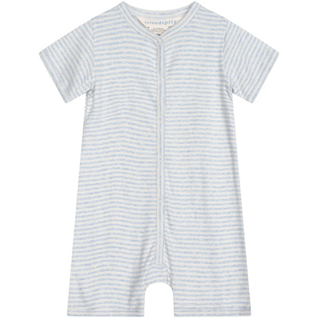 Serendipity Mist/Offwhite Baby Kort Drakt Stripe