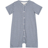 Serendipity Navy/Offwhite Baby Kort Drakt Stripe