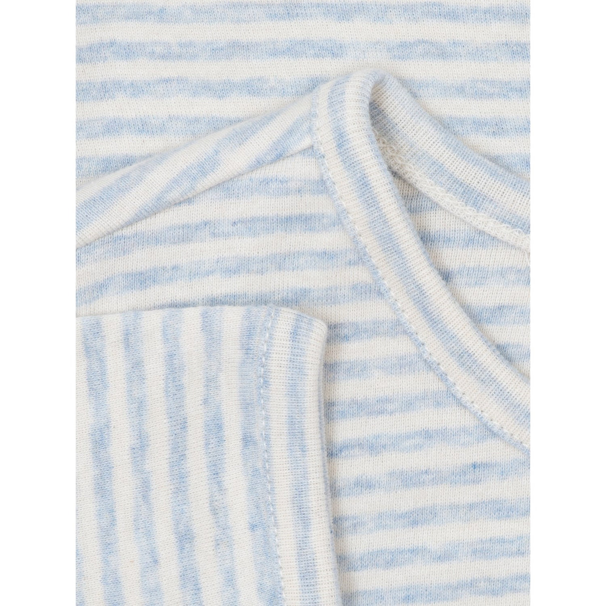 Serendipity Mist/Offwhite Slim Bluse Stripe