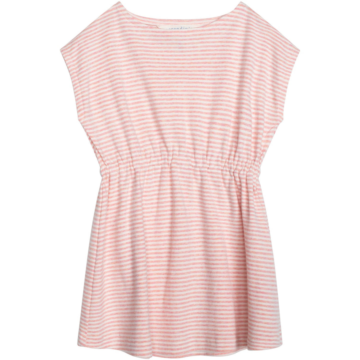 Serendipity Coral/Offwhite Strand Kjole Stripe