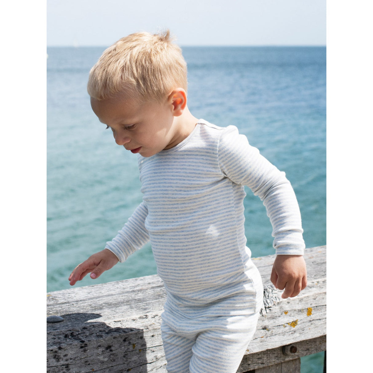 Serendipity Mist/Offwhite Stripe Leggings