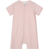 Serendipity Coral/Offwhite Baby Kort Drakt Stripe