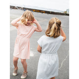 Serendipity Coral/Offwhite Strand Kjole Stripe