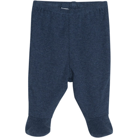 Serendipity Navy Newborn Bukser W. Feet