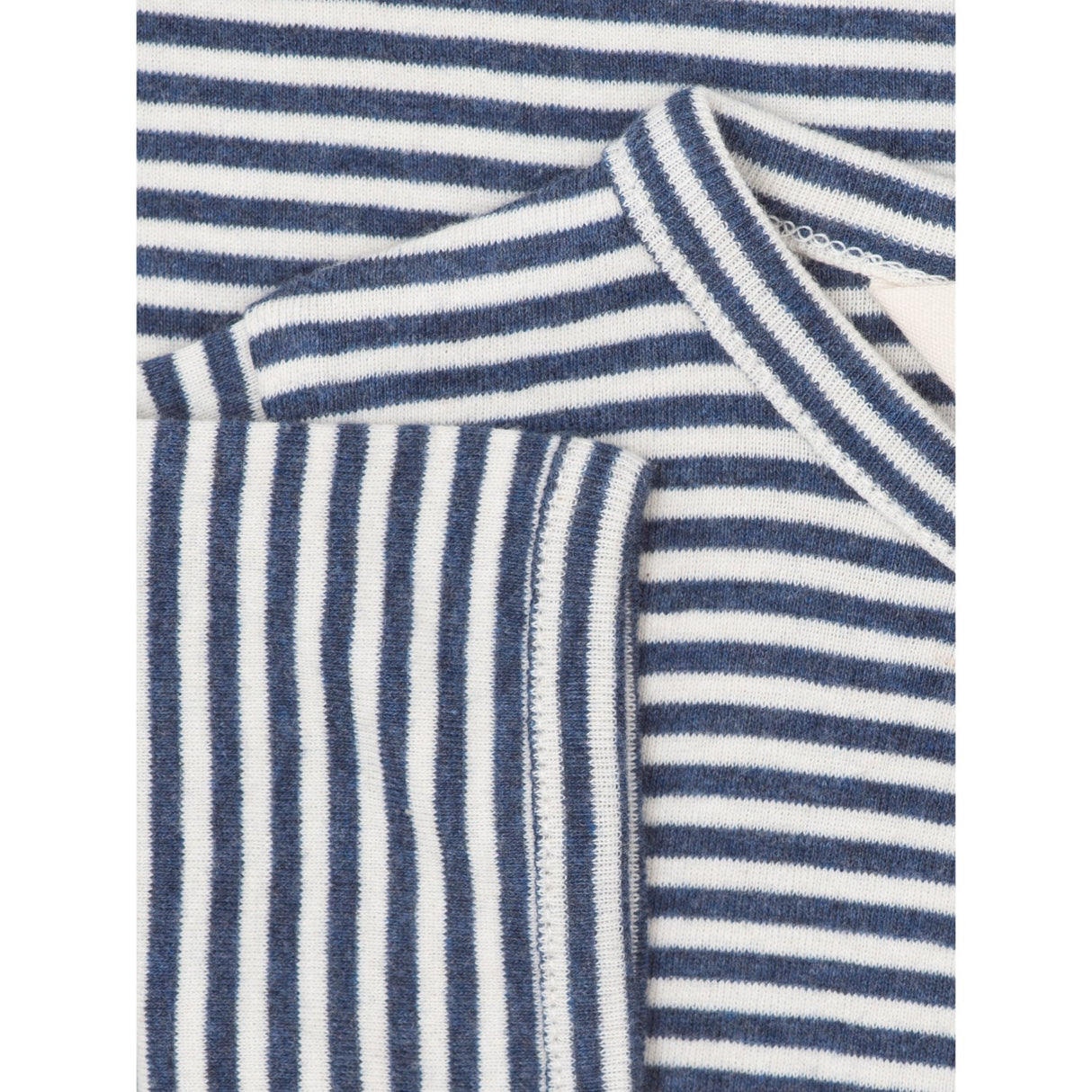 Serendipity Navy/Offwhite Baby Kort Drakt Stripe