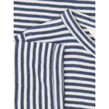 Serendipity Navy/Offwhite Baby Kort Drakt Stripe