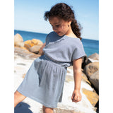 Serendipity Navy/Offwhite Strand Kjole Stripe