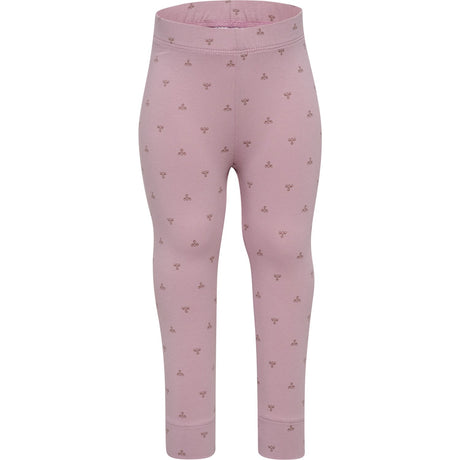 Hummel Mauve Shadow Mini Bee Aop Strømpebukser